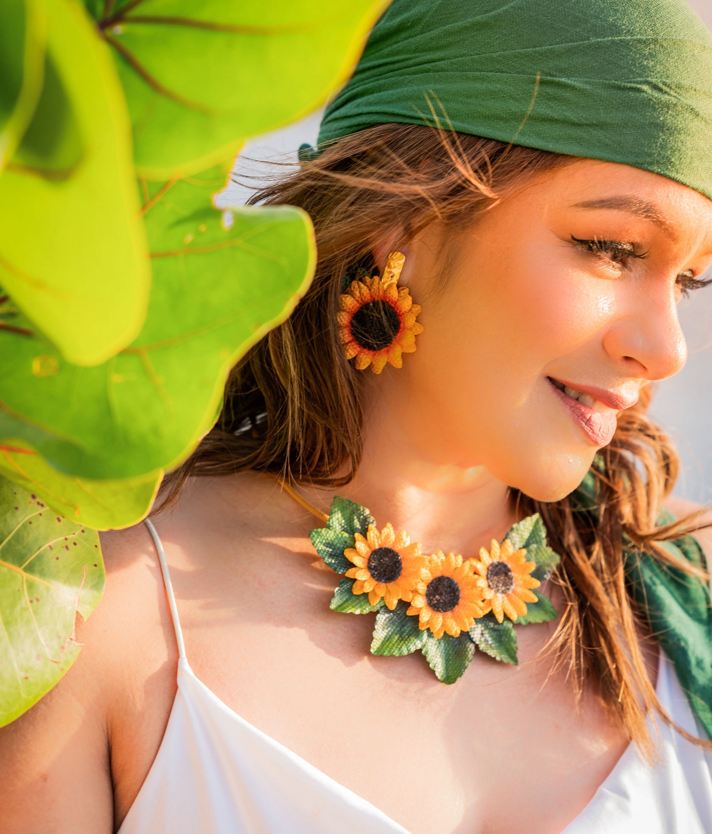 SUNFLOWER EARRINGS