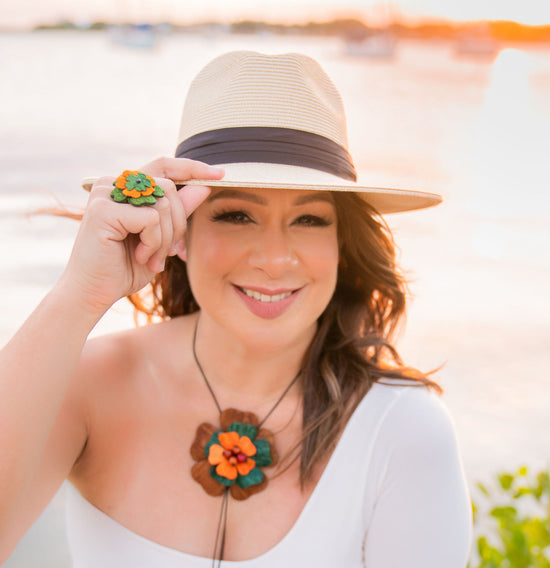 I am an outgoing and passionate person who strongly believes in the power of handmade nature jewelry, and sustainable and ethical fashion. I love to see how jewelry highlights the best of you at the same time it holds your own essence.