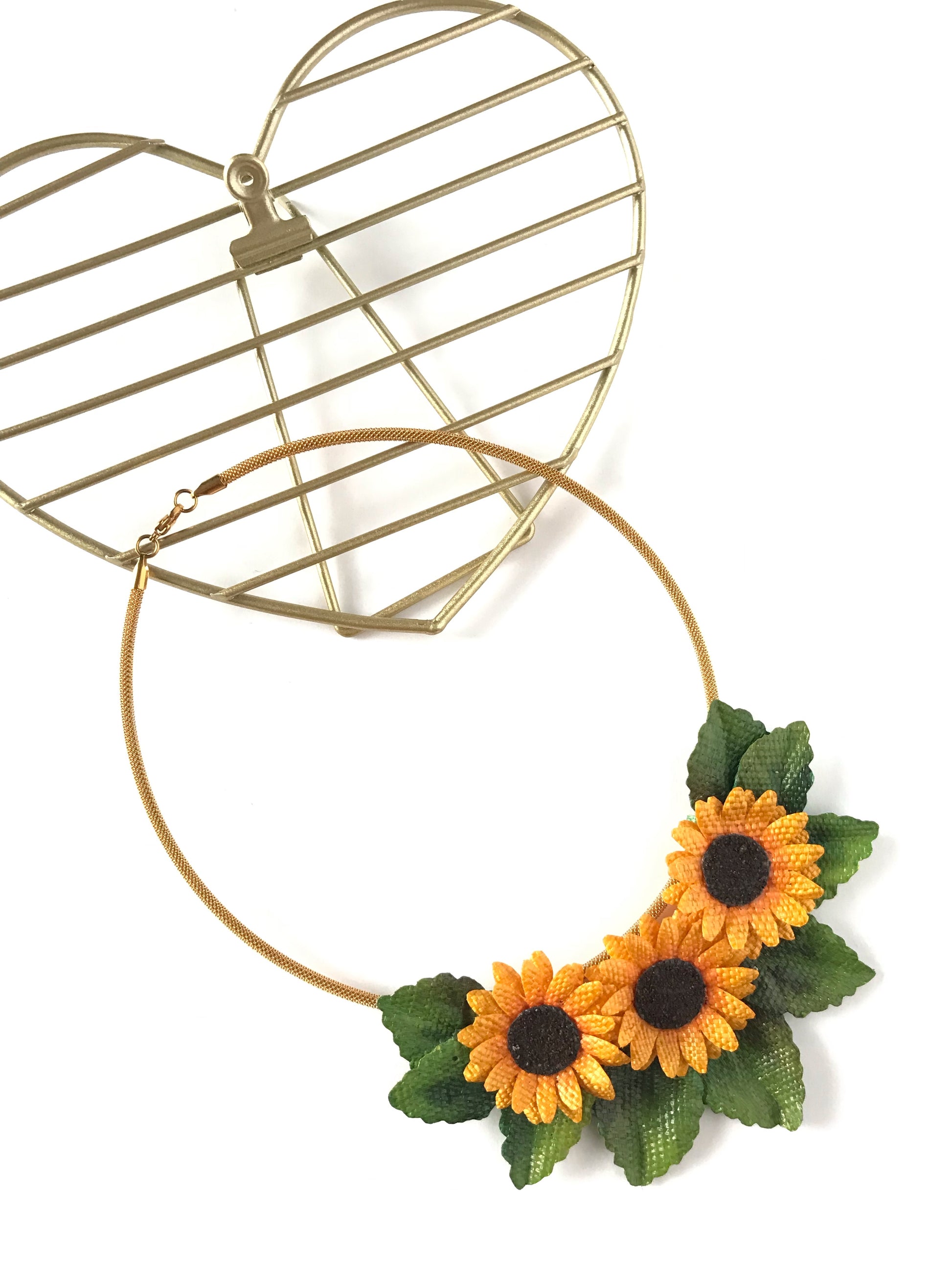 SUNFLOWER NECKLACE