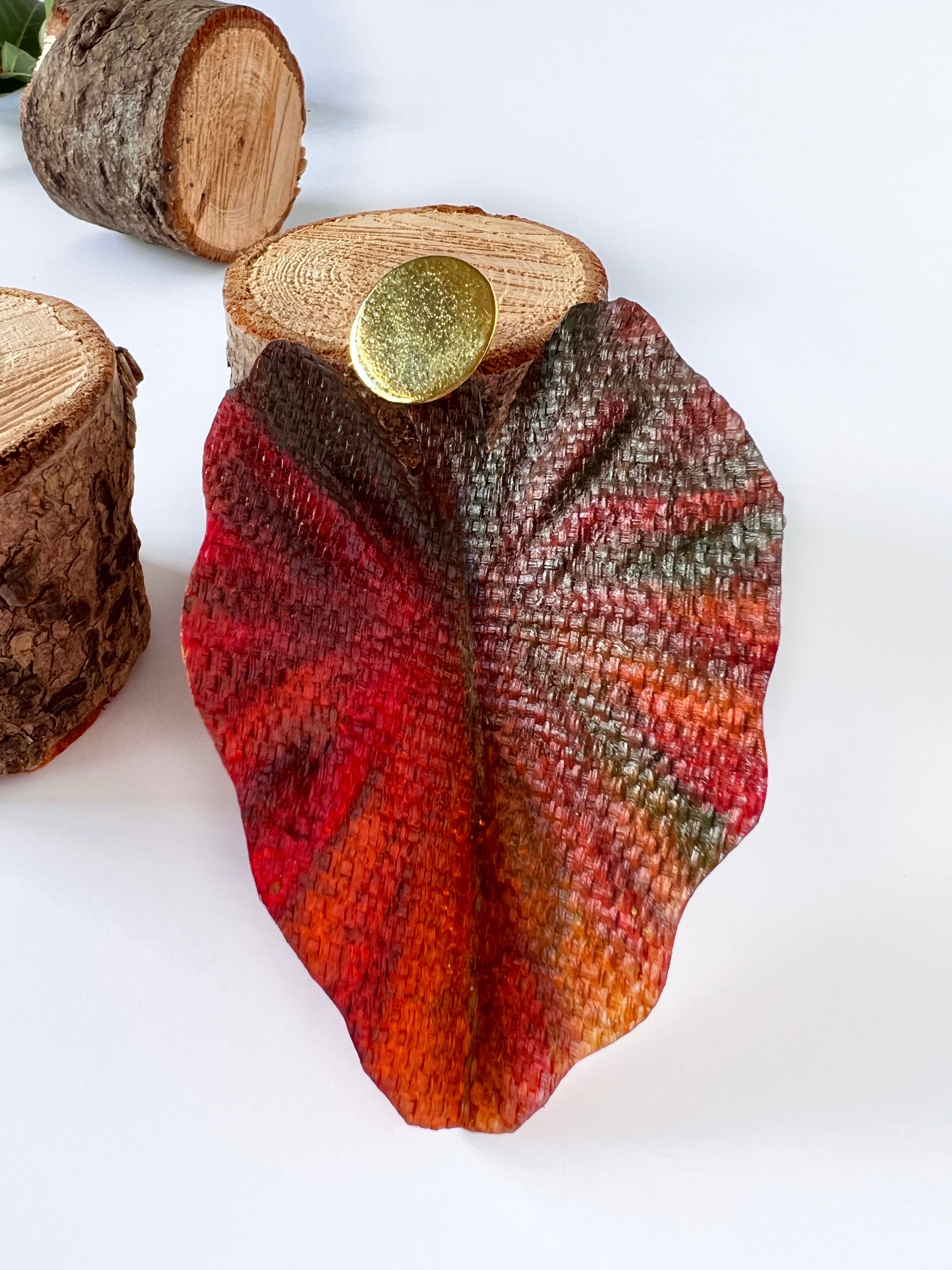 HEART LEAF EARRINGS | VR Seeds and Fruits