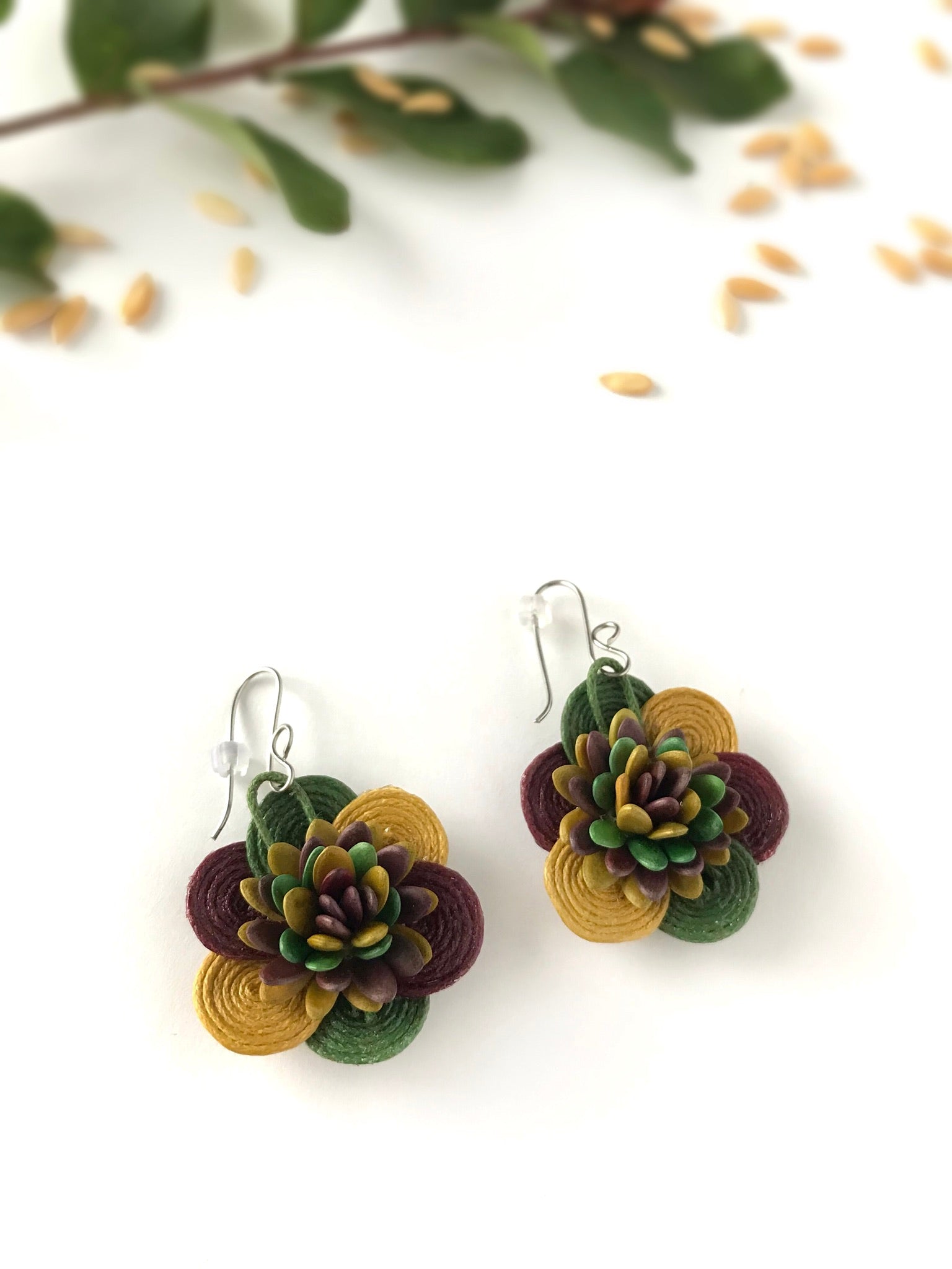 MELON FLOWER EARRINGS