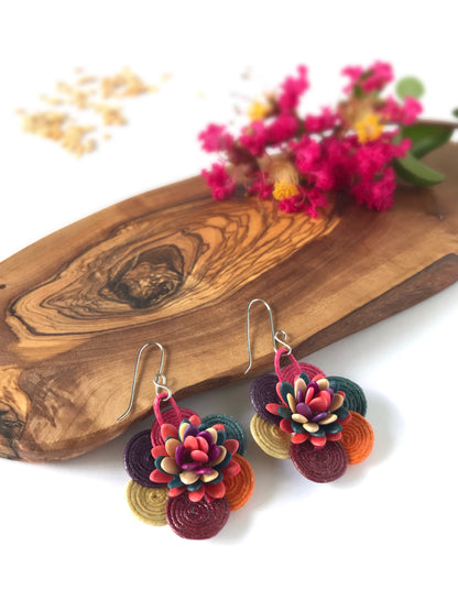 MELON FLOWER EARRINGS