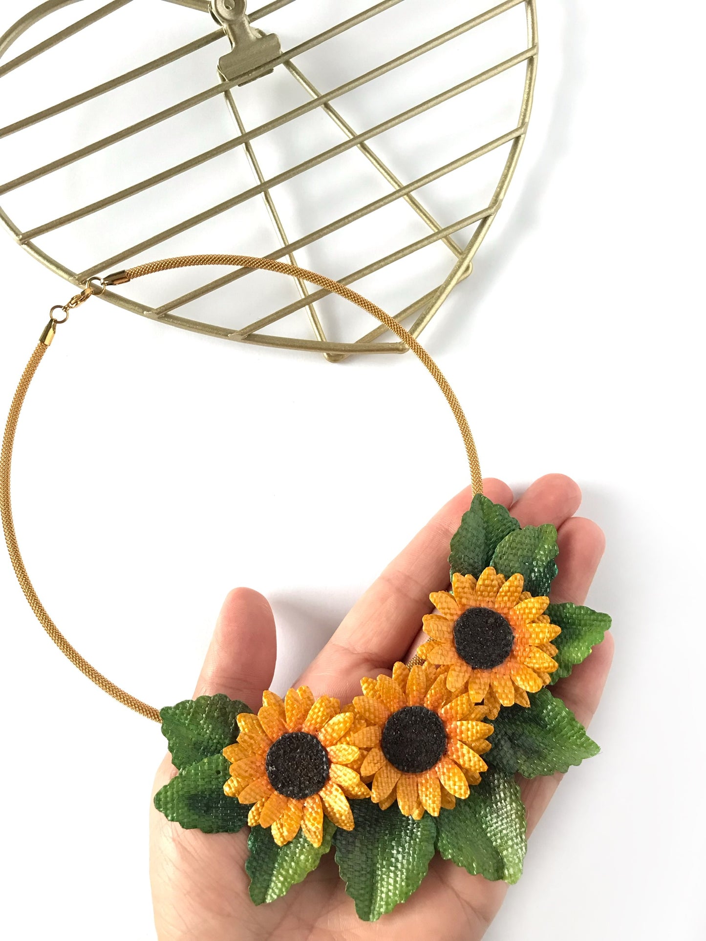 SUNFLOWER NECKLACE